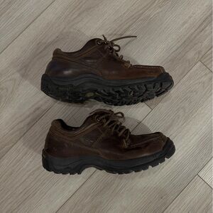 Vintage Brown leather Timberland ankle boots